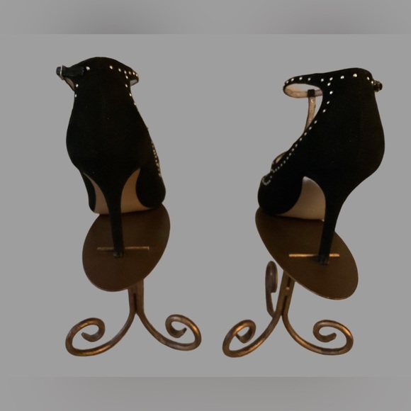 Marc Fisher Elegant Black Fabric Studded Women's Shoes - Picture 3 of 7